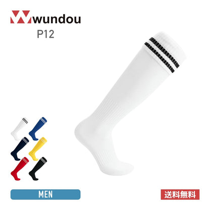 2本ラインサッカーソックス | ユニフォーム | 1枚 | P12 | ホワイト