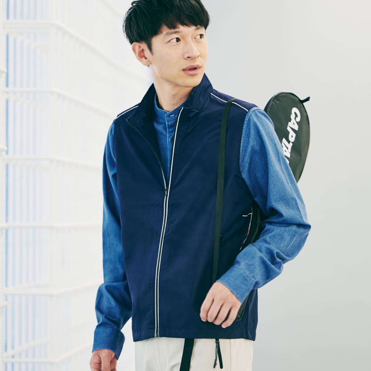 RSVリフレクスポーツベスト | メンズ | 1枚 | 00068-RSV | ブラック