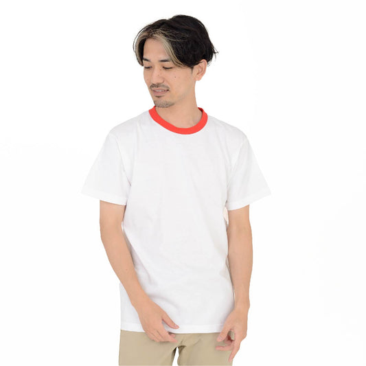 5.6オンス ヘビーウェイトTシャツ | メンズ | 1枚 | 00085-CVT | ホワイト×レッド