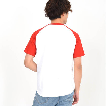 5.6オンス ヘビーウェイトラグランTシャツ | メンズ | 1枚 | 00106-CRT | ホワイト×ブラック