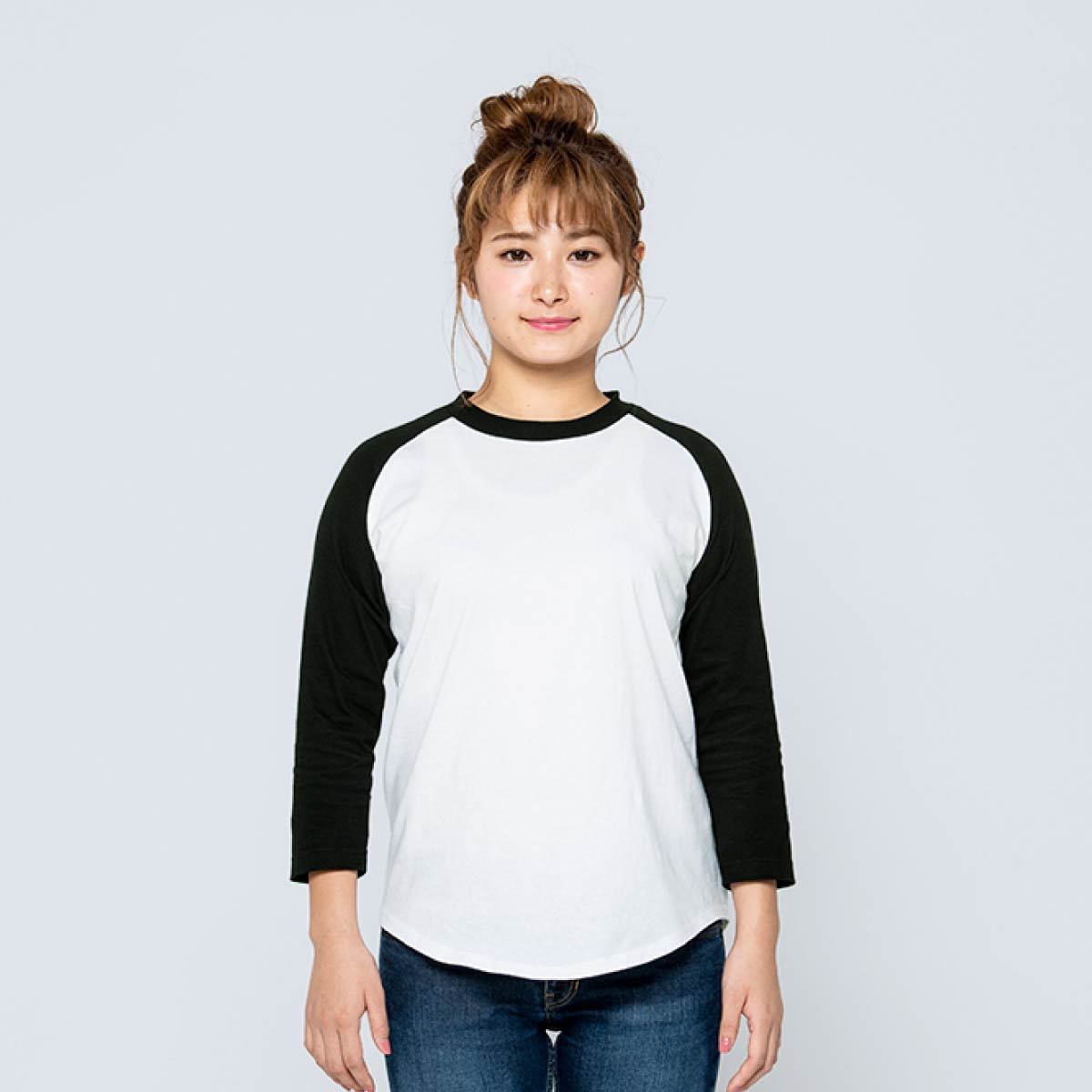 5.6オンス ヘビーウェイトベースボールTシャツ | ビッグサイズ | 1枚 | 00107-CRB | ホワイト×ネイビー