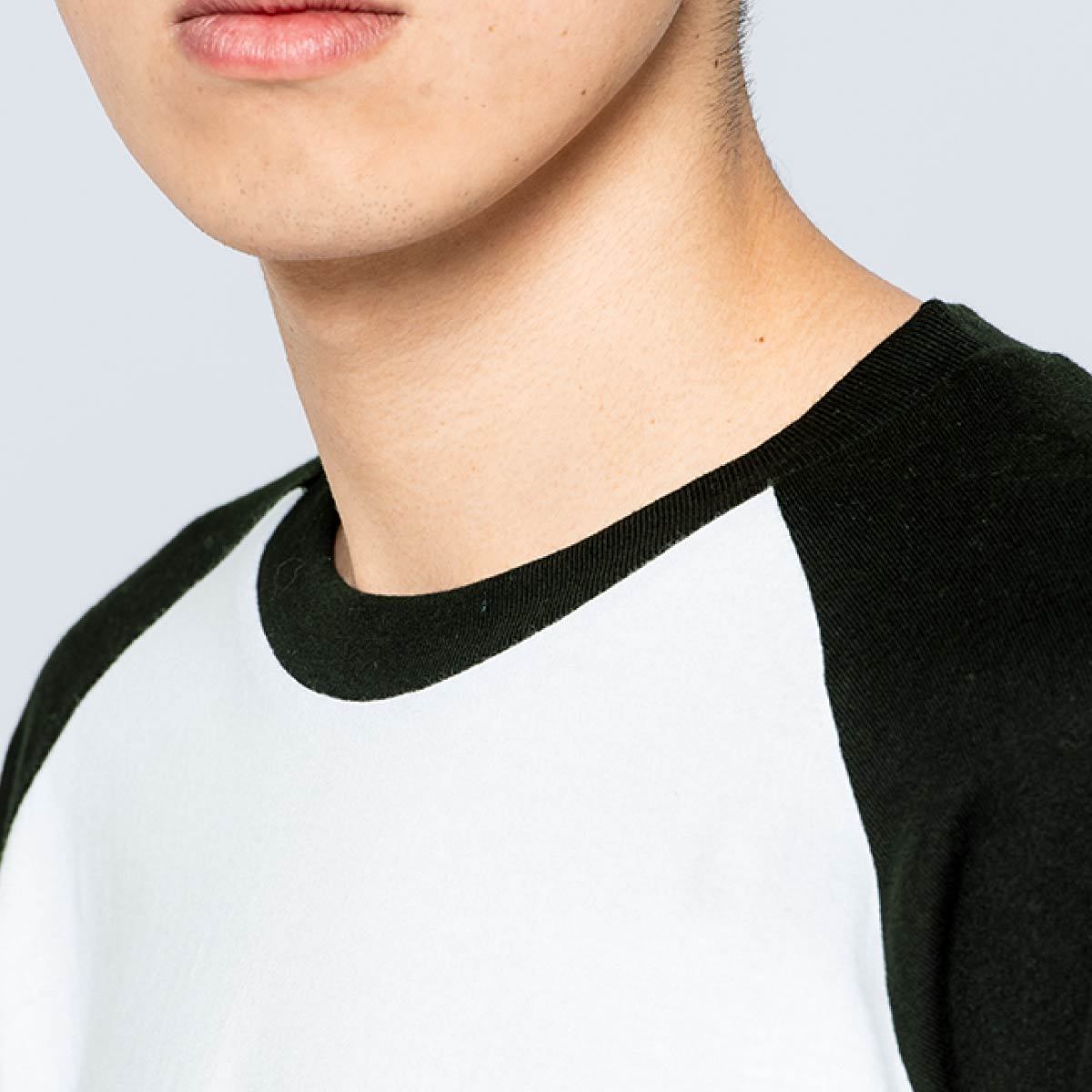 5.6オンス ヘビーウェイトベースボールTシャツ | メンズ | 1枚 | 00107-CRB | ホワイト×ロイヤルブルー