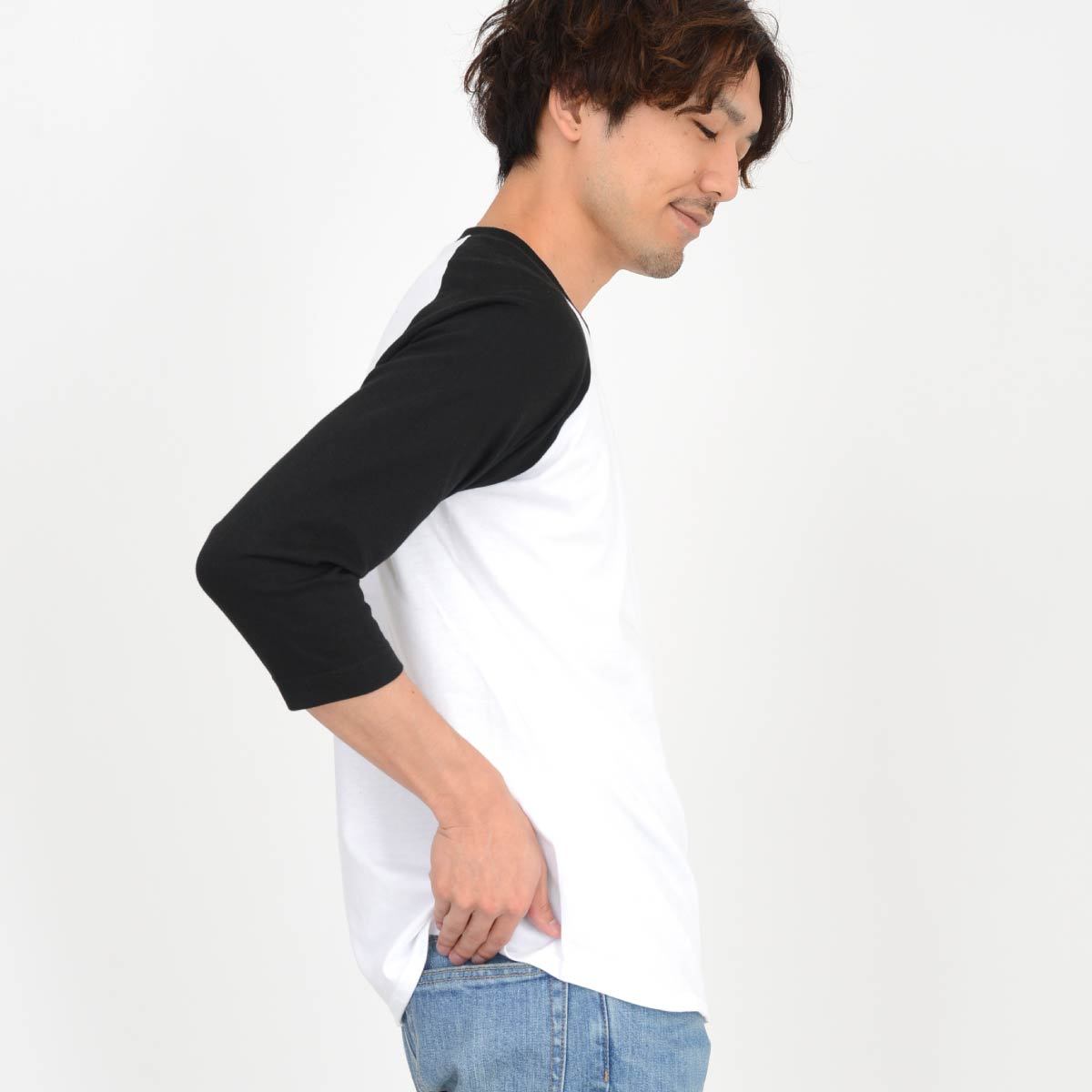 5.6オンス ヘビーウェイトベースボールTシャツ | メンズ | 1枚 | 00107-CRB | ホワイト×ロイヤルブルー