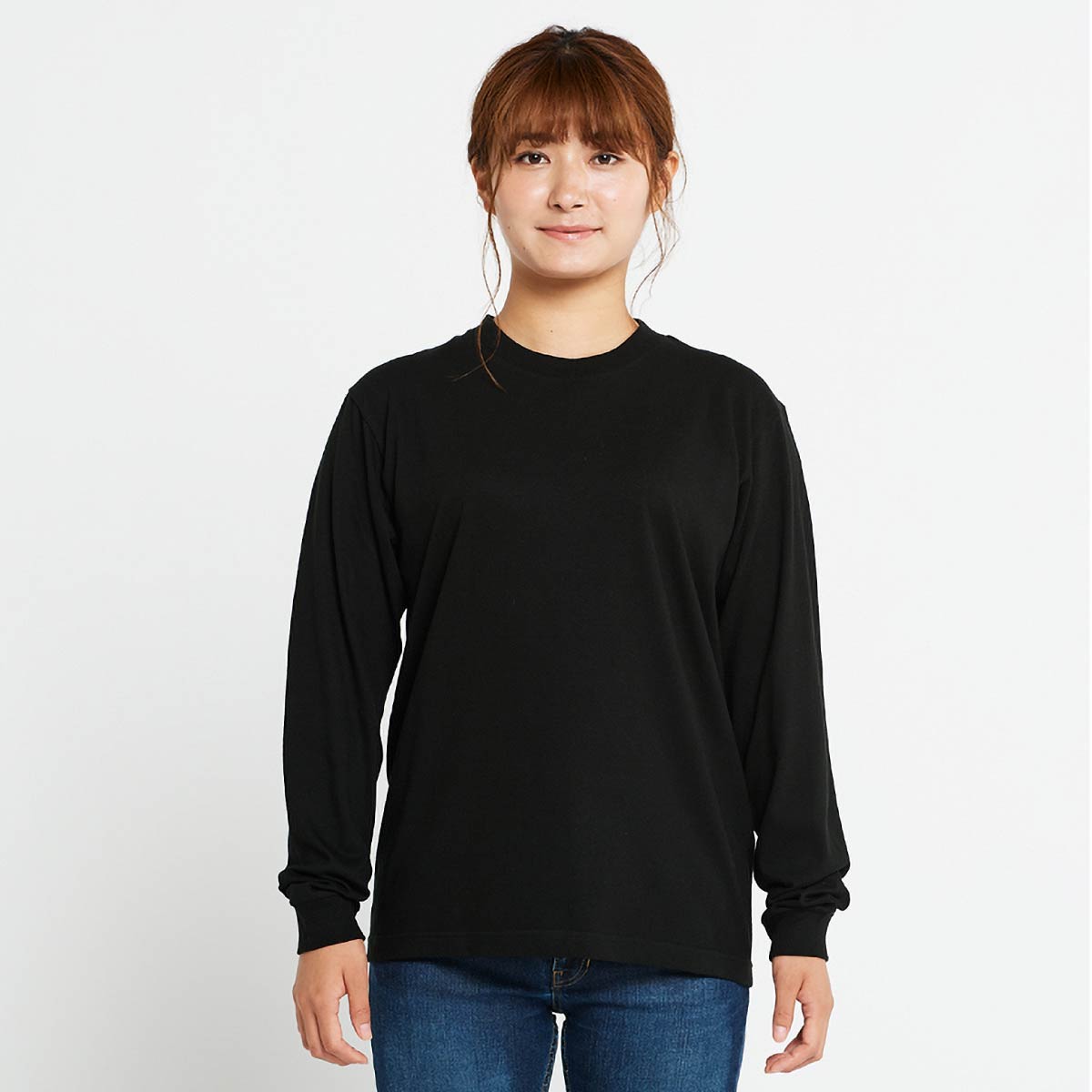 5.6オンス ヘビーウェイトLS-Tシャツ(+リブ) | ビッグサイズ | 1枚 | 00110-CLL | 杢グレー