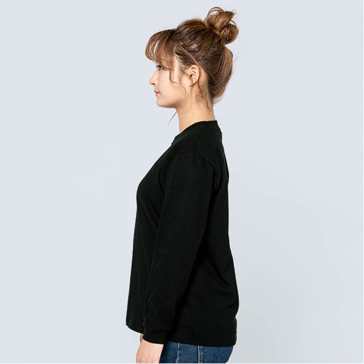 7.4オンス スーパーヘビー長袖Tシャツ | メンズ | 1枚 | 00149-HVL | 杢グレー