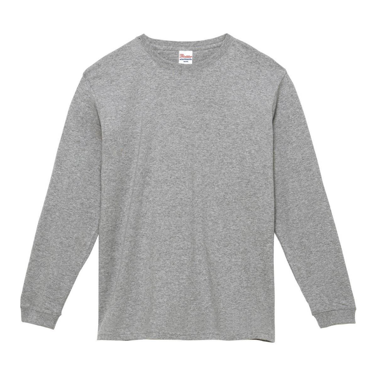 7.4オンス スーパーヘビー長袖Tシャツ | メンズ | 1枚 | 00149-HVL | 杢グレー
