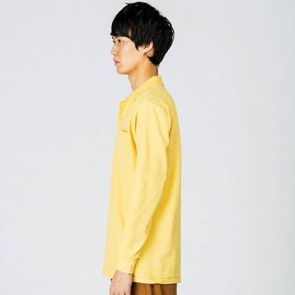 VLPＴ/Ｃ長袖ポロシャツ（ポケット付） | メンズ | 1枚 | 00169-VLP | オレンジ