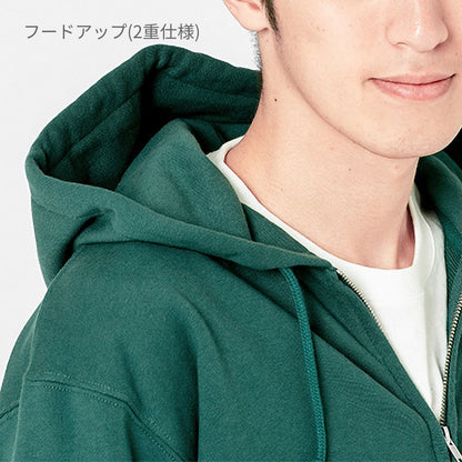 9.7オンス スタンダードWフードジップパーカー | ビッグサイズ | 1枚 | 00189-NNZ | ライトベージュ