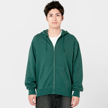 9.7オンス スタンダードWフードジップパーカー | ビッグサイズ | 1枚 | 00189-NNZ | 杢グレー