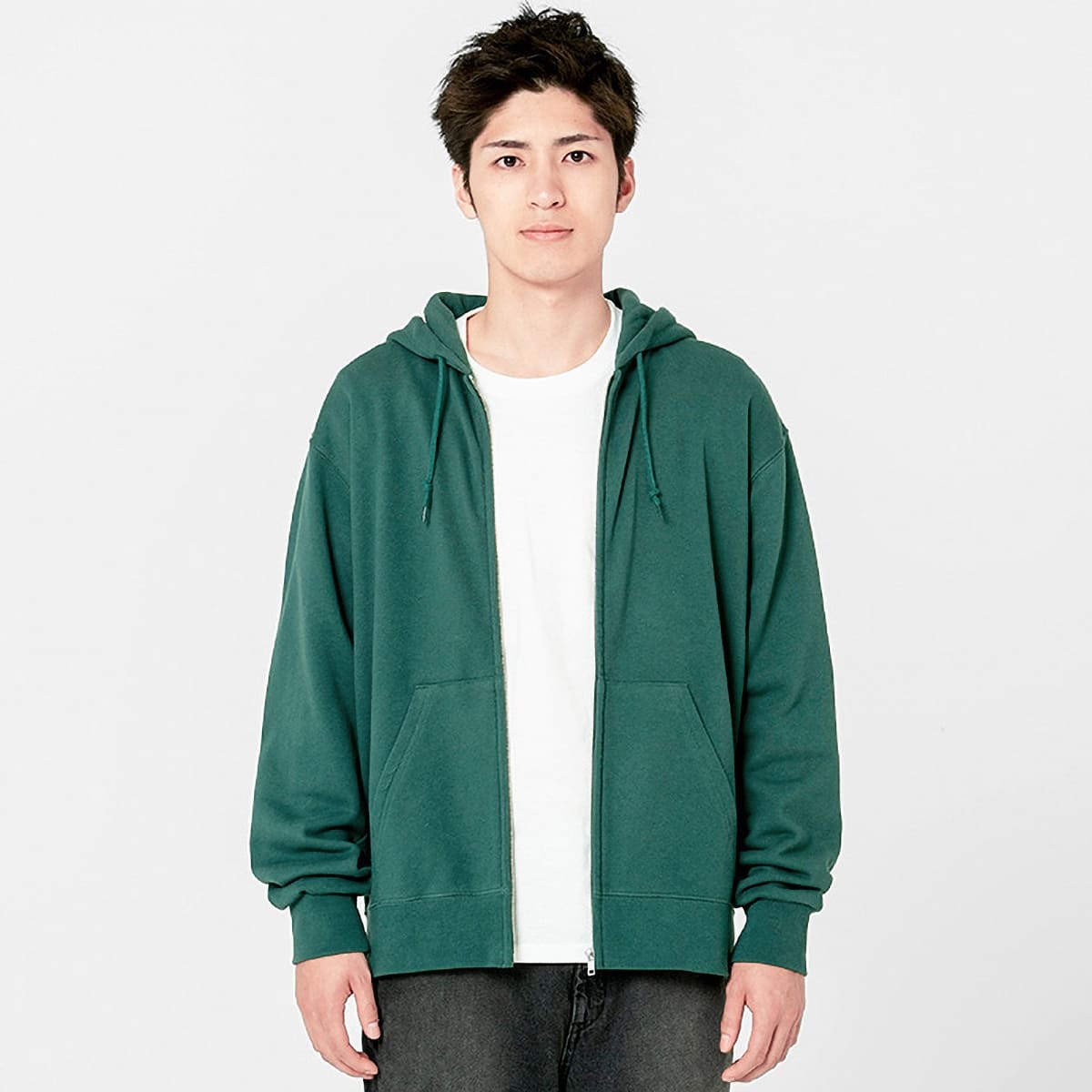 9.7オンス スタンダードWフードジップパーカー | ビッグサイズ | 1枚 | 00189-NNZ | レッド