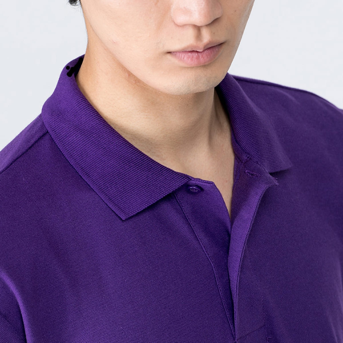 カジュアルポロシャツ | ビッグサイズ | 1枚 | 00193-CP | パープル