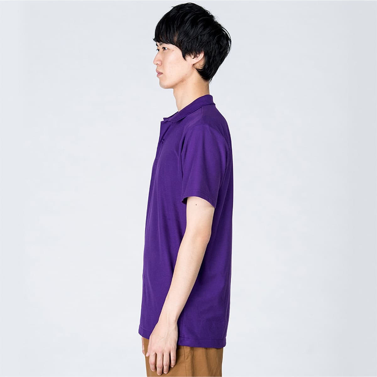 カジュアルポロシャツ | ビッグサイズ | 1枚 | 00193-CP | パープル