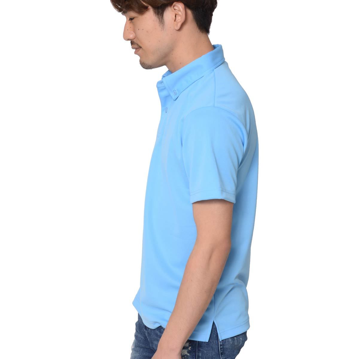 4.4オンス ドライボタンダウンポロシャツ（ポケット無し） | ビッグサイズ | 1枚 | 00313-ABN | オレンジ