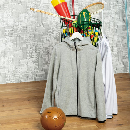 ７．７オンス ASZ ドライスウェットジップパーカー | キッズ | 1枚 | 00342-ASZ | ガーネットレッド