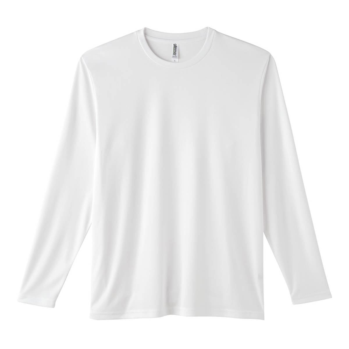 3.5オンス インターロックドライ長袖Tシャツ | ビッグサイズ | 1枚 | 00352-AIL | ホワイト