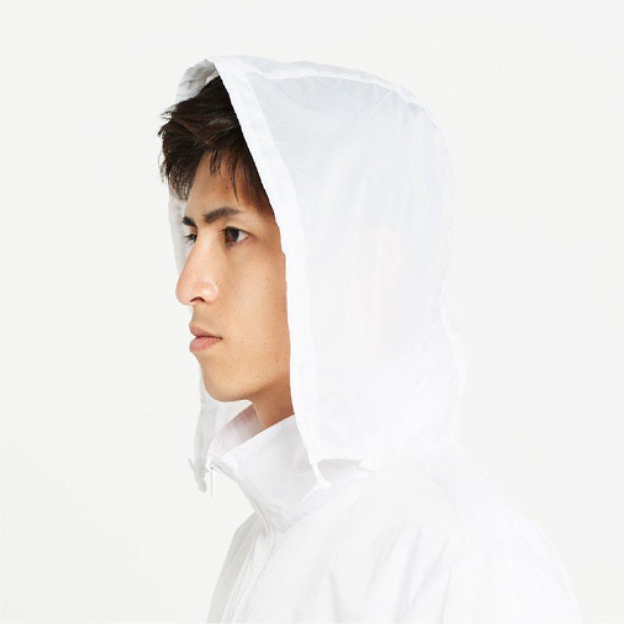 F.C.R.B. フード付きウィンドブレーカー ホワイト ジュンジー ウィンドブレーカー / R X Juun.J Windbreaker