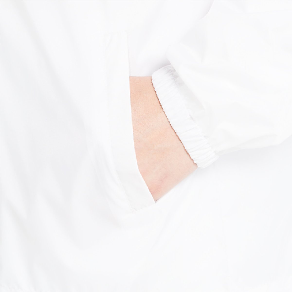 ベーシックフードインウィンドブレーカー | メンズ | 1枚 | 00088-NFW | ホワイト