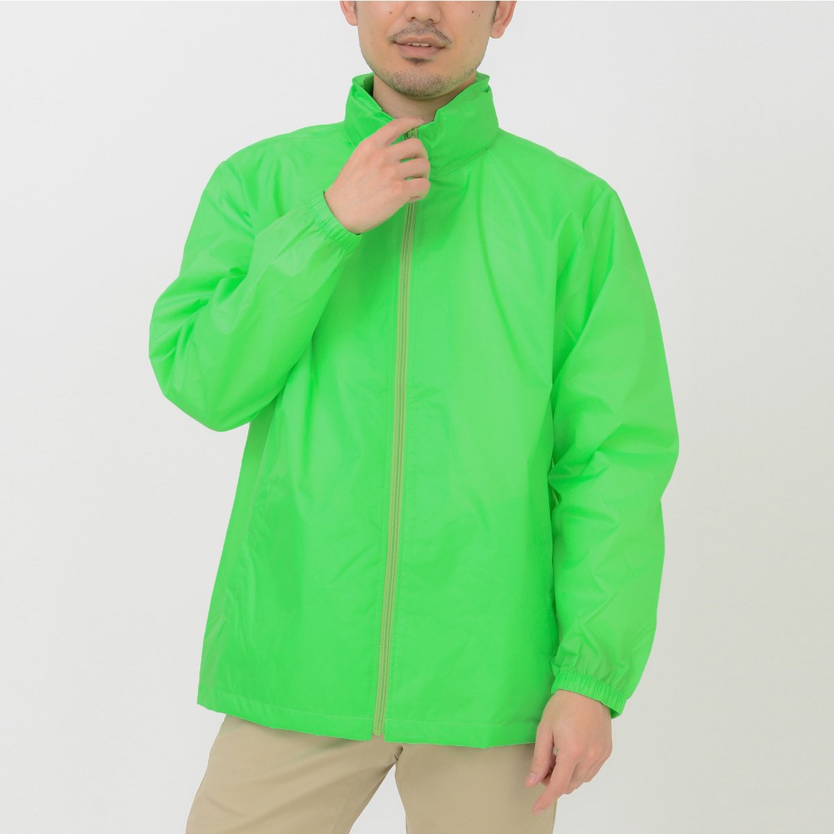 ベーシックフードインウィンドブレーカー | メンズ | 1枚 | 00088-NFW | ホワイト