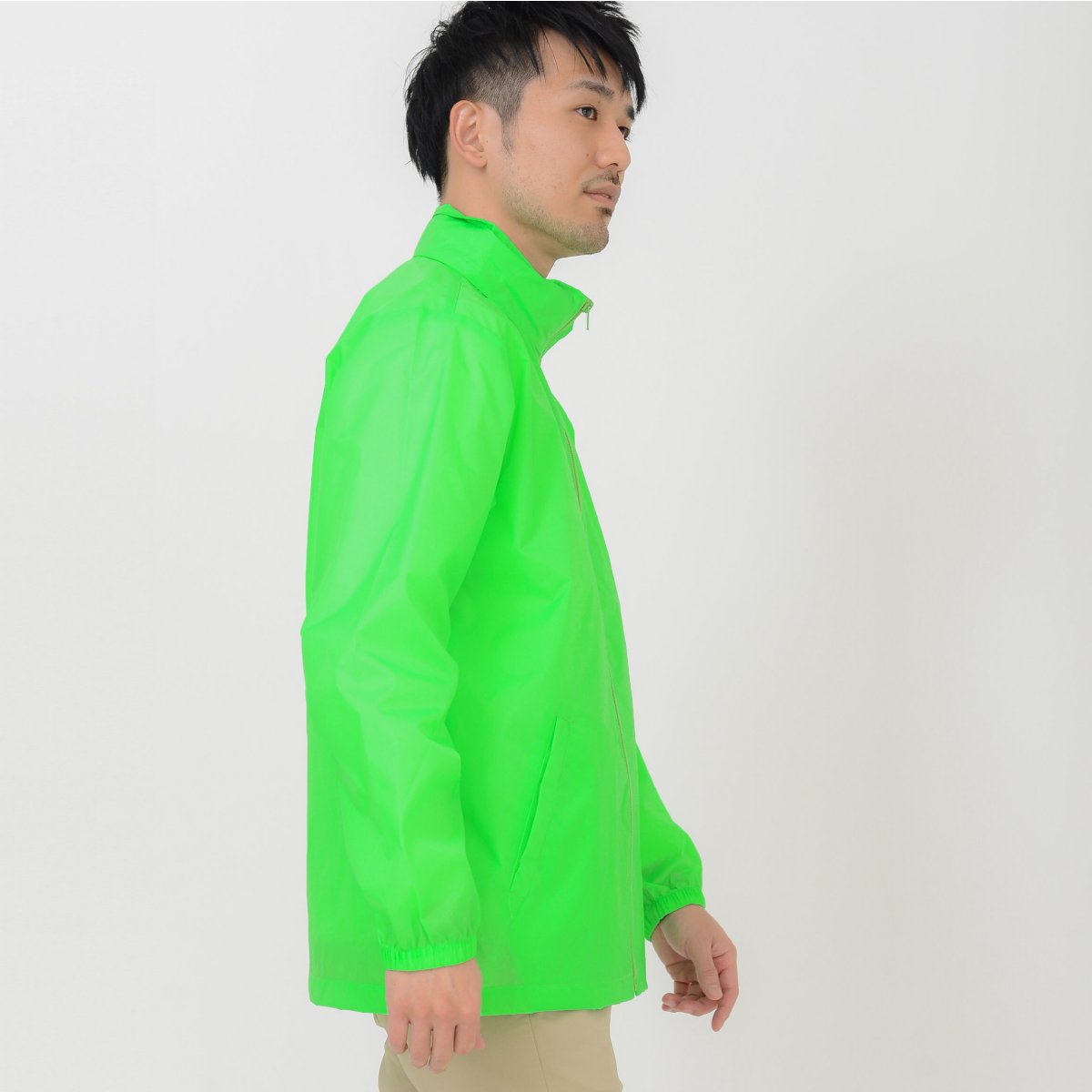 ベーシックフードインウィンドブレーカー | メンズ | 1枚 | 00088-NFW | ホワイト