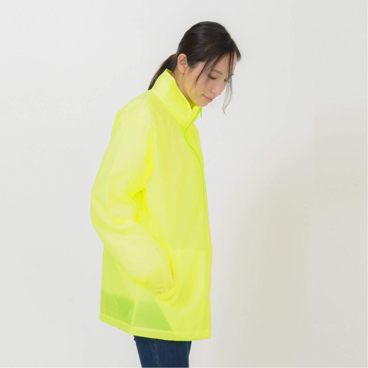 ベーシックフードインウィンドブレーカー | メンズ | 1枚 | 00088-NFW | ホワイト