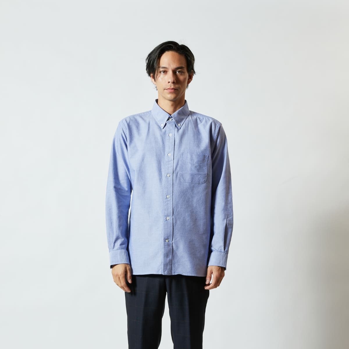 オックスフォード ボタンダウンロングスリーブ シャツ | メンズ | 1枚 | 1269-01 | OX　ホワイト