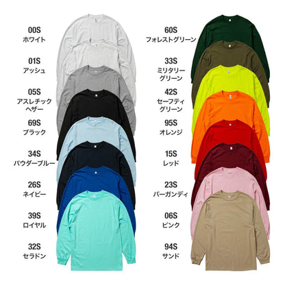 6.0オンス クラシック 長袖Tシャツ | メンズ | 1枚 | 1304 | ブラック