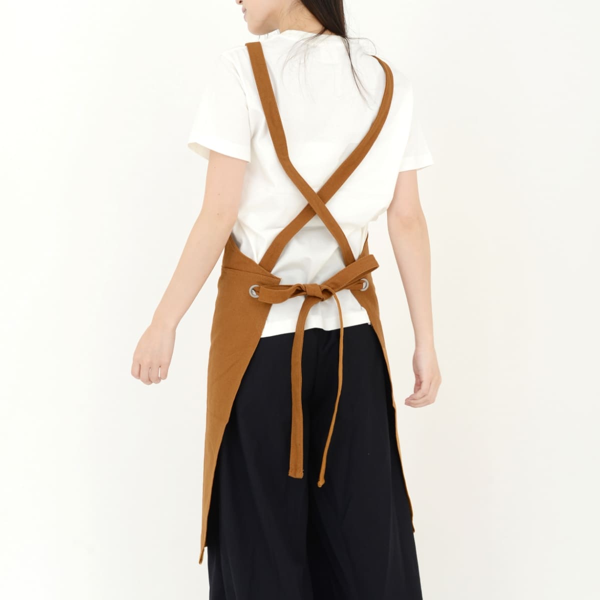 ウォッシュキャンバス エプロン（クロスタイプ） | ノベルティ(小物) | 1枚 | 1384-01 | キャメル