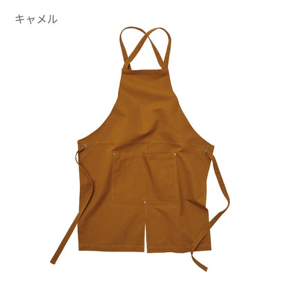 ウォッシュキャンバス エプロン（クロスタイプ） | ノベルティ(小物) | 1枚 | 1384-01 | キャメル