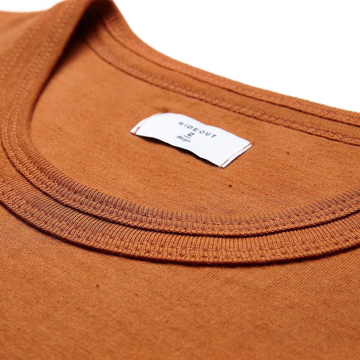 DOUBLE RIBS ダブルネックリブ 厚手半袖Tシャツ | メンズ | 1枚 | WHTTP_DR | ORANGE