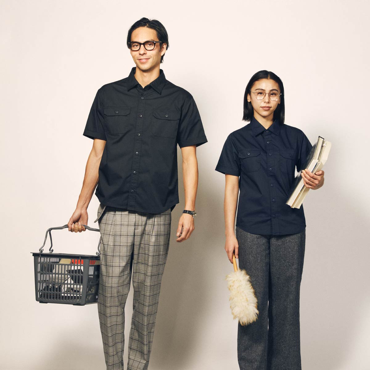 T／C ワークシャツ | ビッグサイズ | 1枚 | 1772-01 | オフホワイト