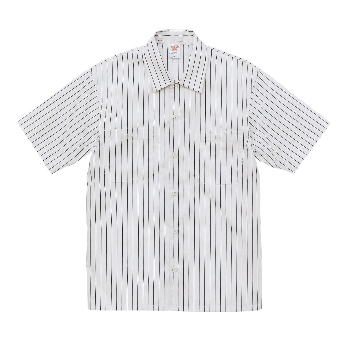 T/C ストライプ ワークシャツ | メンズ | 1枚 | 1781-01 | オフホワイト/ブラック