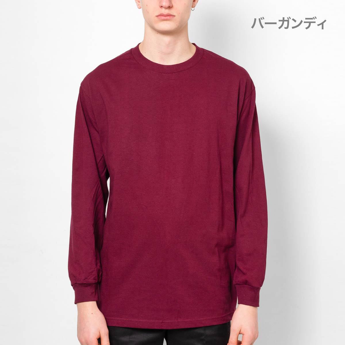 6.0オンス クラシック 長袖Tシャツ | メンズ | 1枚 | 1304 | バーガンディ