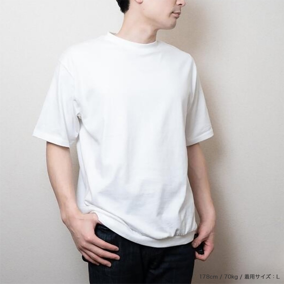 Remo-T（リモティー）在宅ワークを快適にするZoom映えTシャツ | メンズ | 1枚 | RT1001 | ホワイト