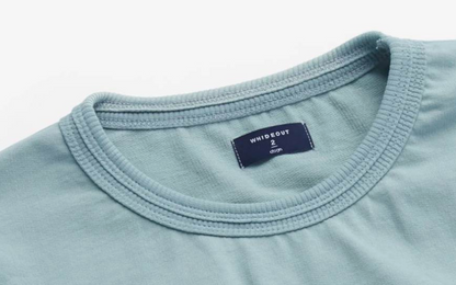 BACK LINE ダブルネック長袖ロングTシャツ | メンズ | 1枚 | WHTTP_BL | BLUE