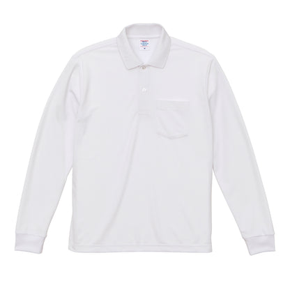 4.7オンス スペシャル ドライ カノコ ロングスリーブ ポロシャツ（ポケット付）（ローブリード） | ビッグサイズ | 1枚 | 2024-01 | ネイビー