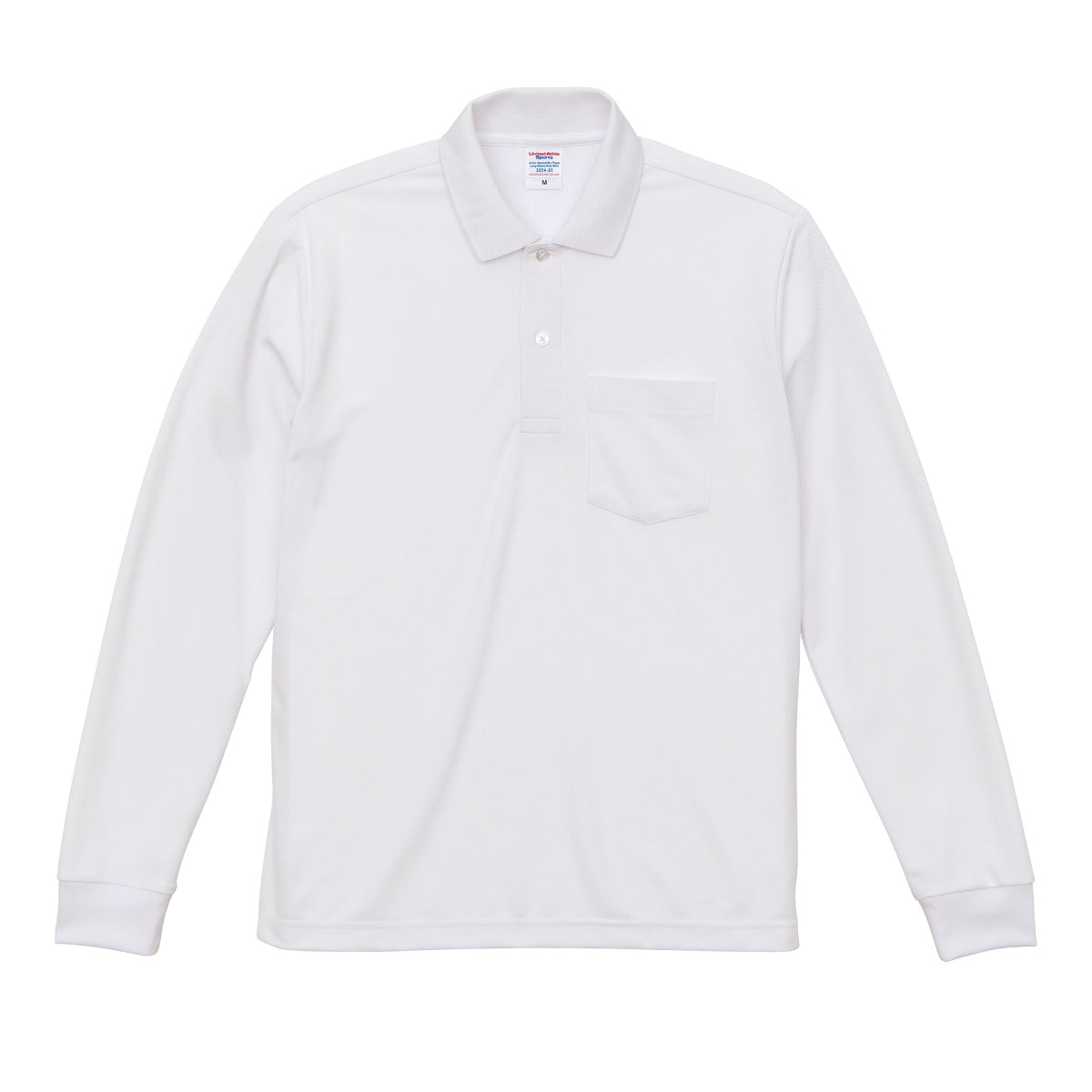 4.7オンス スペシャル ドライ カノコ ロングスリーブ ポロシャツ（ポケット付）（ローブリード） | ビッグサイズ | 1枚 | 2024-01 | ブラック