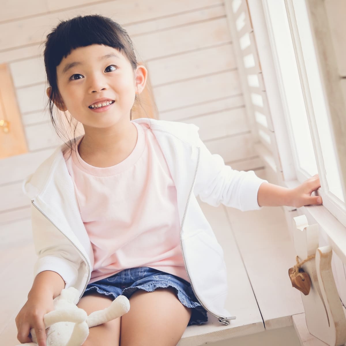 ジップアップライトパーカー | キッズ | 1枚 | 00217-MLZ | ケリーグリーン