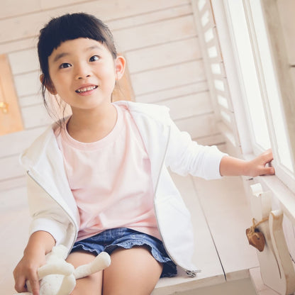 ジップアップライトパーカー | キッズ | 1枚 | 00217-MLZ | ケリーグリーン