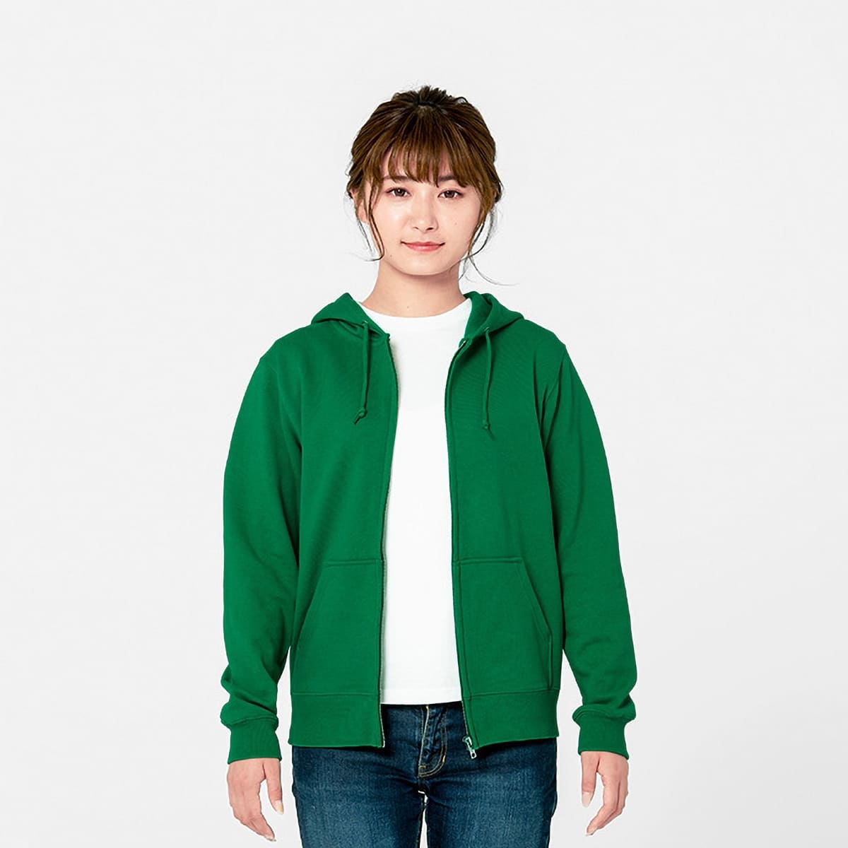 ジップアップライトパーカー | レディース | 1枚 | 00217-MLZ | ライトベージュ