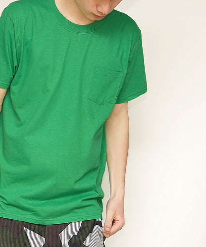 ポケット付きパックTシャツ２枚セット | メンズ | 02T | 3930PHD2 | ホワイト×ケリー