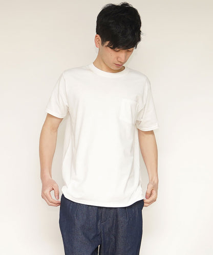 ポケット付きパックTシャツ２枚セット | メンズ | 02T | 3930PHD2 | ホワイト×ケリー