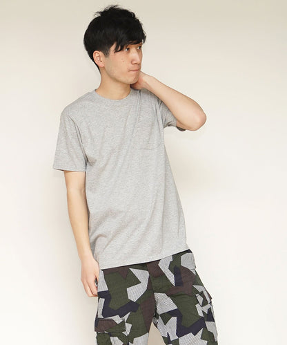 ポケット付きパックTシャツ２枚セット | メンズ | 02T | 3930PHD2 | ホワイト×アスレチックヘザー