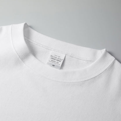 9.1オンス マグナムウェイト ビッグシルエット ロングスリーブ Tシャツ (2.1インチリブ) (裾リブ付) | メンズ | 1枚 | 4424-01 | ホワイト