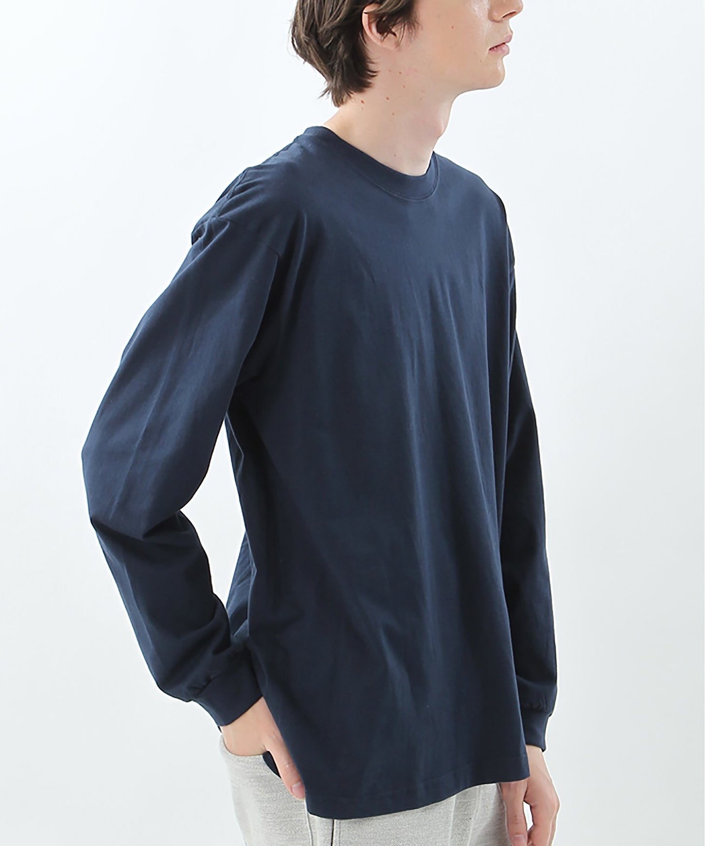 BEEFY LONG SLEEVE | メンズ | 1枚 | H5186 | ネイビー