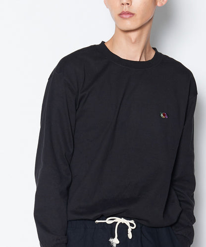 BLACKEDITION HEAVY ロングスリーブTシャツ(胸ワッペン) | メンズ | 1枚 | 1014 | ブラック