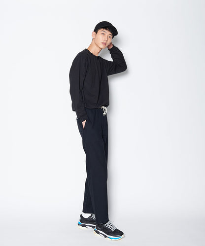 BLACKEDITION HEAVY ロングスリーブTシャツ(胸ワッペン) | メンズ | 1枚 | 1014 | ブラック