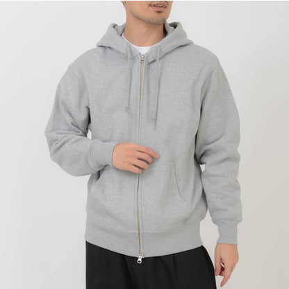 12.7オンス ヘヴィーウェイト スウェット フルジップ パーカ（裏パイル） | ビッグサイズ | 1枚 | 5767-01 | ブラック