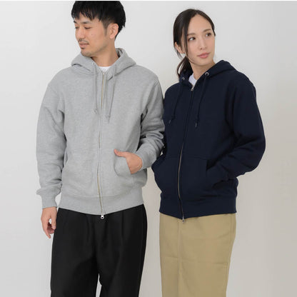 12.7オンス ヘヴィーウェイト スウェット フルジップ パーカ（裏パイル） | ビッグサイズ | 1枚 | 5767-01 | ブラック