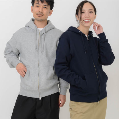 12.7オンス ヘヴィーウェイト スウェット フルジップ パーカ（裏パイル） | ビッグサイズ | 1枚 | 5767-01 | ブラック