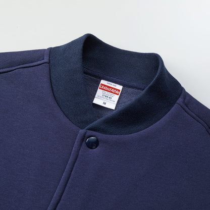 10.0オンス T/C ルーズフィット スウェット スナップ ジャケット (裏起毛) | メンズ | 1枚 | 5789-01 | ネイビー
